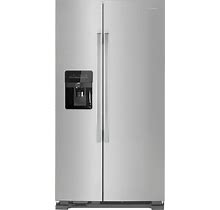Amana ASI2575GRS Side-By-Side Refrigerator - 35.8" - 24.5 Cu Ft - Stainless Steel