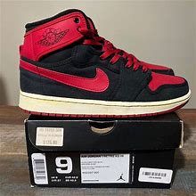 Jordan Shoes | Akjo Bref 2012/1985/2016/2013/1994/2015/2023 Lost Found Nike Air Jordan 1 Vntg | Color: Black/Red | Size: 9