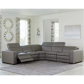 Ashley Texline 6-Piece Power Reclining Sectional In Gray