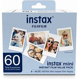 Fujifilm INSTAX MINI Instant Film Value Pack - 60Ct