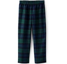 Lands' End Unisex Kids Green Kids Flannel Pajama Pants - - - Size 8