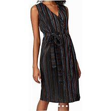 Rachel Roy - Erma Rainbow Metallic Stripe Wrap Dress - - Msrp $119