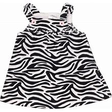 Carter's Dress: Black Animal Print Skirts & Dresses - Kids Girl's Size 6