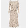 Polo Ralph Lauren - Polo Ralph Lauren Floral Jacquard Cotton Midi Dress Multicoloured S