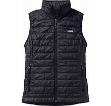 Patagonia Women's Nano Puff Insulated Vest, Large, Black