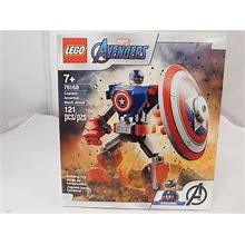 Lego Super Heroes: Captain America Mech Armor 76168 Retired Brand