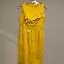 Calvin Klein Yellow Dress - Women | Color: Yellow | Size: M