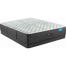 Harmony Cayman Extra Firm Queen Mattress With Triton Standard Foundation, White/Gray Contemporary And Modern Accessories From Simmons