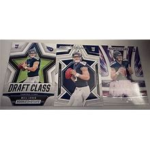 Will Levis Lot If 3 Rookie Cards Draft Class Rookie Rush