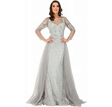 Cecilia Couture - 2110 Jewel Embellished Long Dress