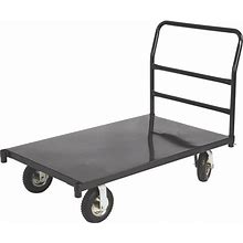 Ironton Metal Platform Cart, 1000-Lb. Capacity, 48In.L X 24In.W, 8in. Casters