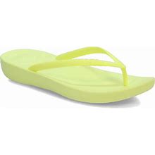 Fitflop Women's Iqushion Pearlized Ergonomic Flip-Flops Wedge Sandal, 0
