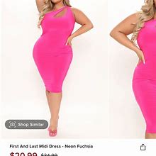 Fashion Nova Dresses | Sexy Pink Dress | Color: Pink | Size: 1X