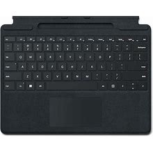 Surface Pro Signature Keyboard With Fingerprint Reader - Black