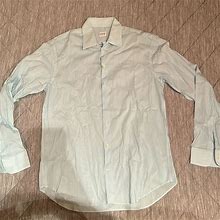 Armani Collezioni Shirts | Armani Dress Shirt | Color: Blue/White | Size: L