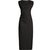 Modern Citizen Women's Black Iman Sleeveless Cotton-Blend Midi-Dress
