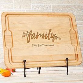 Cozy Home 12X17 Personalized Maple Cutting Board