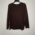 Lane Bryant Womens Size 14/16 Brown Long Sleeve Shirt