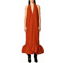 Interior Women's The Johana Bubble-Hem Maxi Dress - Rouge - Size 6