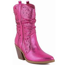 Sugar Kassandra Women's Western Boots, Size: 8 Medium, Pink