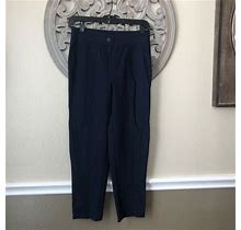 Navy Blue Pull On Knit Pants Small | Color: Blue | Size: S