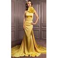 Gatti Nolli Couture GA-7044 - Floral Accent Evening Dress