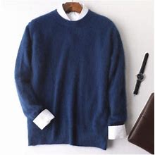 100% Cashmere Sweater Men's Autumn And Winter Clothes Sweater 2022