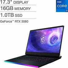 Msi Ge76 Raider Gaming Laptop I7-12700H Geforce Rtx3060 144Hz 12Ue-456