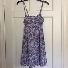 Forever 21 Dresses | Floral Purple Dress | Color: Gray/Purple | Size: M