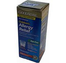 Good Sense Children's Allergy Relief Grape Flavor 4 Fl Oz