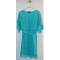 NEW ALYX TEAL GREEN LACE BELTED DRESS SIZE 4