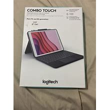 Logitech Combo Touch Keyboard Case For Apple iPad 10.2 7th 8th 9th Gen
