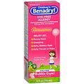 Benadryl Children's Dye-Free Allergy Liquid Bubble Gum Flavored - 4 Oz. Benadryl