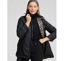 Women's Nylon Jacket In Black Size Medium | Chico's