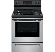 Frigidaire 30 in. 5.3 Cu. Ft. Electric Range With Self Clean In Stainless Steel FFEF3016VS ,