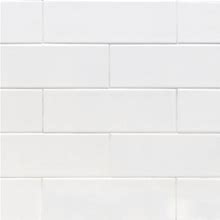 Artmore Tile Primary White 4-In X 12-In Polished Ceramic Subway Wall Tile (9.68-Sq. Ft/ Carton) | EXT3RD101114