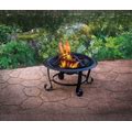 Pleasant Hearth Providence Wood Burning Fire Pit - Black