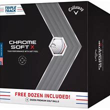 Callaway 2022 Chrome Soft X Triple Track Golf Balls - 4 Dozen - Freeship