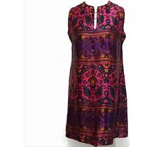 Vintage Dresses | Vintage 1960S Paisley Mini Dress Shift Mint | Color: Pink/Purple | Size: 2