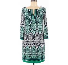 Laundry By Design Casual Dress - Shift: Green Dresses - Women's Size 6