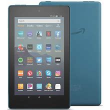 Fire 7 Tablet (7" Display, 32 GB) - Twilight Blue + Kindle Unlimited (With Auto-Renewal)