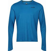 Mens Inov-8 Performance T-Shirt Long Sleeve Technical Tops - Blue / Navy, Size: M | Apparel - Road Runner Sports