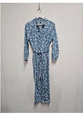 Old Navy Womens Waist Defined Floral Utility Non Stretch Jumpsuit Size XS