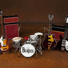 Axe Heaven SET Of 6 Beatles 1:4 Scale Instruments Mini Replica...