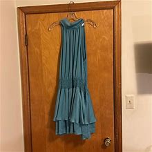 Venus Dresses | Super Cute Halter Date Night Dress Size L, Venus | Color: Blue | Size: L