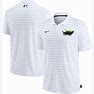 Men's Nike White Tampa Bay Rays Authentic Collection Victory Striped Performance Polo