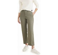 Dockers Women's Straight Fit High Rise Weekend Chino Pants