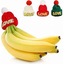 Christmas Banana Hat, Banana Saving Hats, Bananas Preserver, Fresher For Longer, Food Grade Silicone Cap