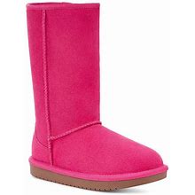 Koolaburra By UGG Koola Tall Girls' Suede Winter Boots, Girl's, Size: 4, Brt Pink