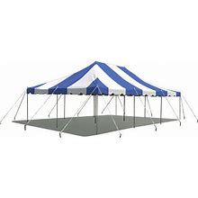 Weekender 20 X 30 Canopy Pole Tent Blue White Party Event Waterproof Shelter